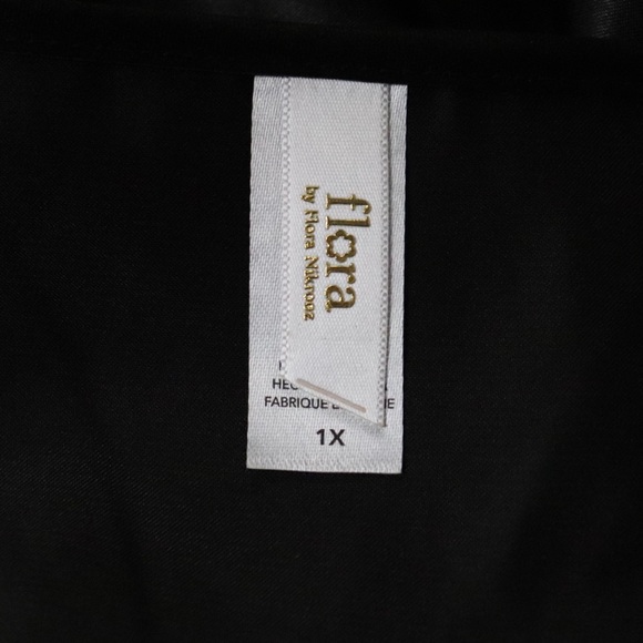 Flora by Flora Nikrooz Black Satin Stella Robe - Picture 10 of 13